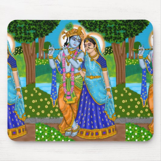 Tapis de souris Radha Krishna (Devant)