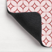 Tapis De Souris Radiance rétro Mousepad, Rouge foncé (Coin)
