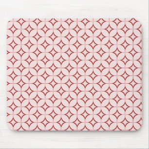 Tapis De Souris Radiance rétro Mousepad, Rouge foncé