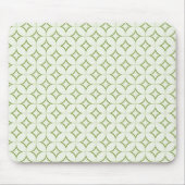 Tapis De Souris Radiance rétro Mousepad, Vert olive (Devant)