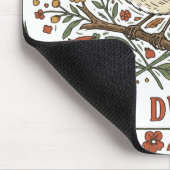 Tapis De Souris Radicalized by Basic Decency Bird Illustration  (Coin)