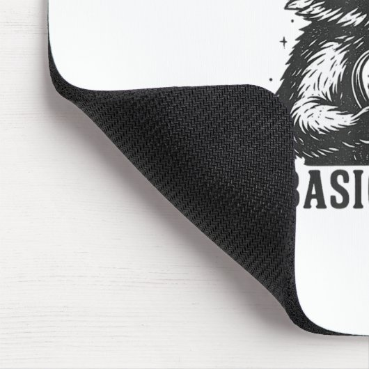 Tapis De Souris Radicalized By Basic Decency Resistance Funny Racc (Coin)