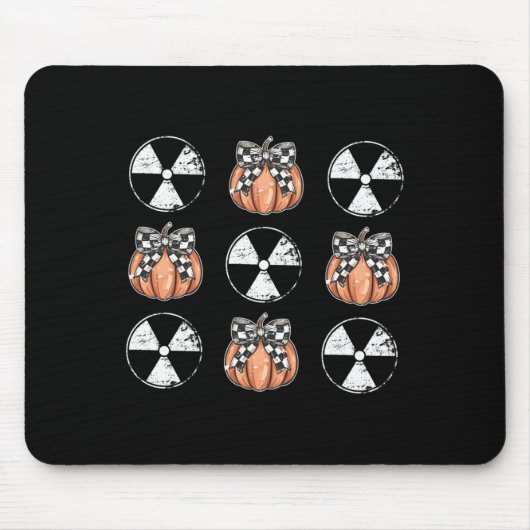 Tapis De Souris Radiology Pumpkin Coquette Fall Autumn Xray Tech H (Devant)