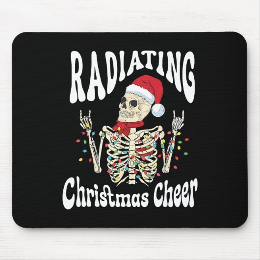 Tapis De Souris Radiology Radiating Christmas Cheer X-ray Rad Tech (Devant)