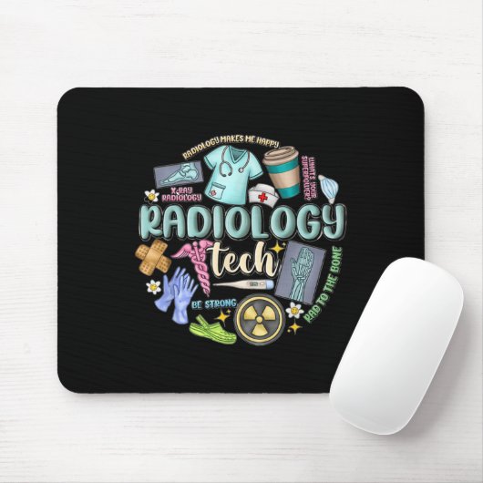 Tapis De Souris Radiology Technician Christmas Rad Tech X-ray Tech (Avec souris)