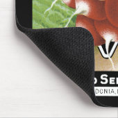 Tapis De Souris Radish Seed Packet Étiquette (Coin)