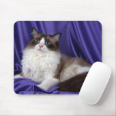 Tapis De Souris Ragdoll, joint bicolore (Avec souris)