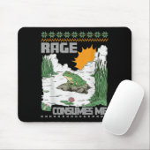 Tapis De Souris Rage Consumes Me Ugly Christmas Sweaters Funny Fro (Avec souris)
