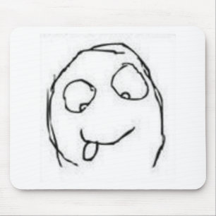 Tapis De Souris Rage de Herp Derp comique