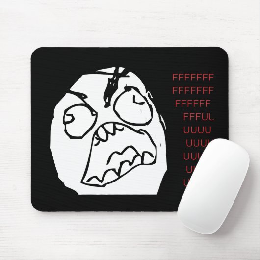 Tapis De Souris Rage Troll (Avec souris)