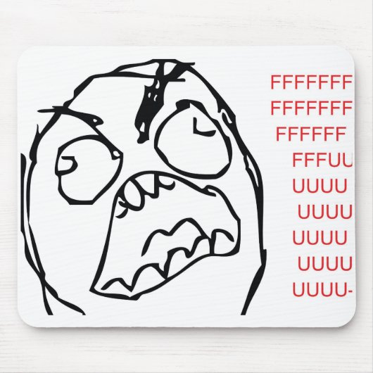 Tapis De Souris Rage Troll (Devant)