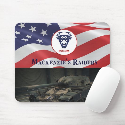 Tapis De Souris RAIDM Mouse Pad Chieftain/T95 (Avec souris)