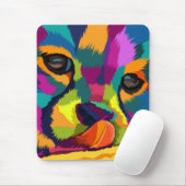Tapis De Souris Rainbow Cheetah (Avec souris)