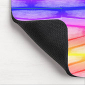 Tapis de souris Rainbow Chevron (Coin)
