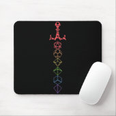 Tapis De Souris Rainbow Dice Sword Tablett RPG Jeu (Avec souris)