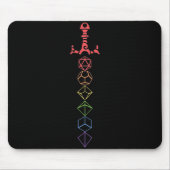 Tapis De Souris Rainbow Dice Sword Tablett RPG Jeu (Devant)
