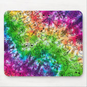 Tapis De Souris Rainbow Doodle (Devant)