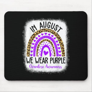 Tapis De Souris Rainbow Heart Août Nous Portons Violet Overdose Aw