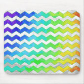 Tapis De Souris Rainbow Icy Chevron Motif (Devant)