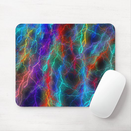 Tapis De Souris Rainbow Lightning Storm (Avec souris)