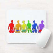 Tapis De Souris Rainbow Men (Avec souris)