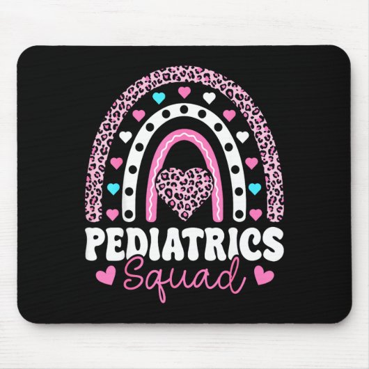 Tapis De Souris Rainbow Pediatrics Squad - Valentine's Day Pediatr (Devant)