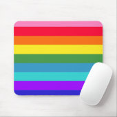 Tapis De Souris Rainbow Stripes (Avec souris)