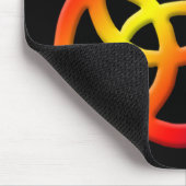 Tapis De Souris Rainbow Trinity Knot Celtic Cat Mousepad (Coin)