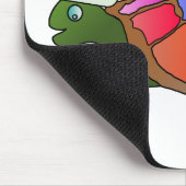 Tapis De Souris Rainbow Turtle avec Santa Hat (Coin)