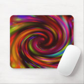 Tapis De Souris "Rainbow Whirlpool" Art Mousepad (Avec souris)