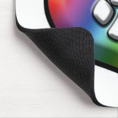 Tapis De Souris rainbowheartpawprint (Coin)