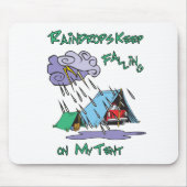 Tapis De Souris Raindrops Camping (Devant)