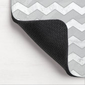 Tapis De Souris Rainy Sky Grey Chevron Motif (Coin)