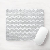 Tapis De Souris Rainy Sky Grey Chevron Motif (Avec souris)