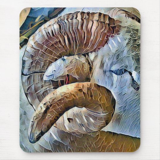 TAPIS DE SOURIS RAM SHEEP FARM ANIMAL (Devant)