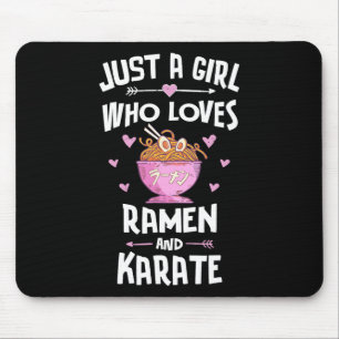 Tapis De Souris Ramen Et Karate Cadeaux Filles Femmes