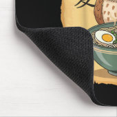 Tapis De Souris Ramen Owl Noodle Kawaii Lover Japanese Funny Graph (Coin)