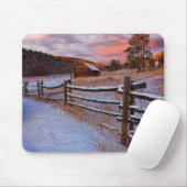 Tapis De Souris Ranch de neige (Avec souris)