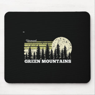 Tapis De Souris Randonnée au Vermont Montagnes Vertes Arbres Natur
