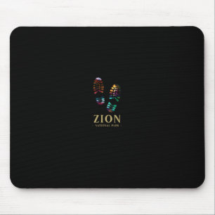 Tapis De Souris Randonnée dans le parc national de Zion Impression