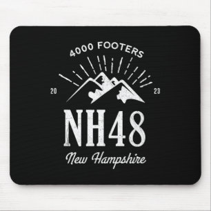Tapis De Souris Randonnées New Hampshire 4 000 pieds Nh48