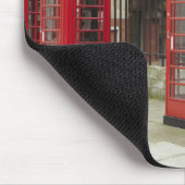 Tapis De Souris Rangée de boîtes téléphoniques à l'arrière du Roya (Coin)