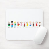 Tapis De Souris Rangée Enfants (Avec souris)