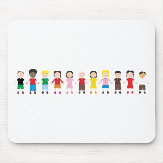 Tapis De Souris Rangée Enfants (Devant)