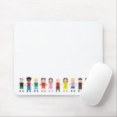 Tapis De Souris Rangée Enfants (Avec souris)