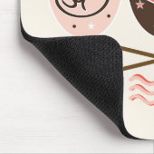 Tapis De Souris Rangée Mousepad d'amour de paix (Coin)