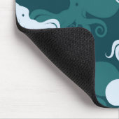 Tapis De Souris Rangées de motif de poulpe (Coin)