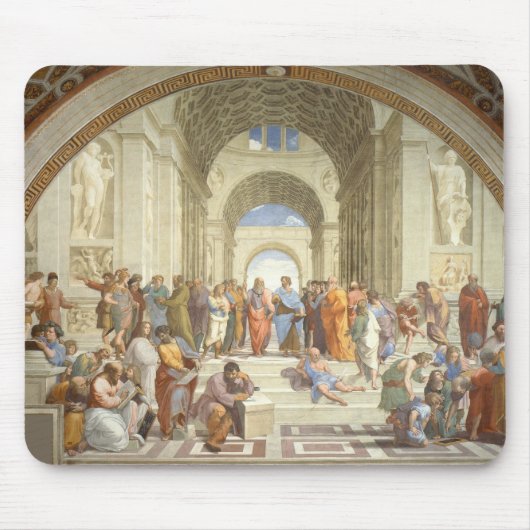 Tapis De Souris Raphael - L'École d'Athènes (Devant)
