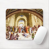 Tapis De Souris Raphael, L'École d'Athènes (1509) (Avec souris)