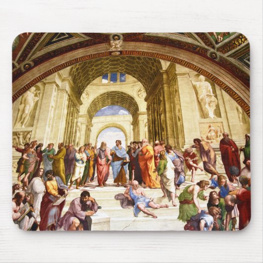 Tapis De Souris Raphael, L'École d'Athènes (1509) (Devant)